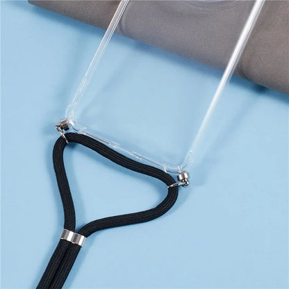For Xiaomi 14 Ultra Case TPU Anti-scratch HD Clear Protective Back Cover with Lanyard