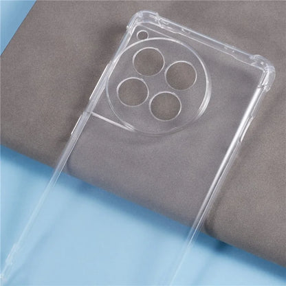 For OnePlus Ace 3 5G / 12R 5G Case Clear TPU Protective Back Phone Cover with Lanyard