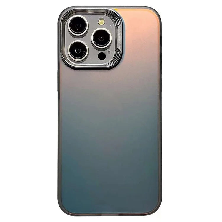 For iPhone 14 Pro Case Laser Gradient Anti-Scratch PC+TPU Phone Cover