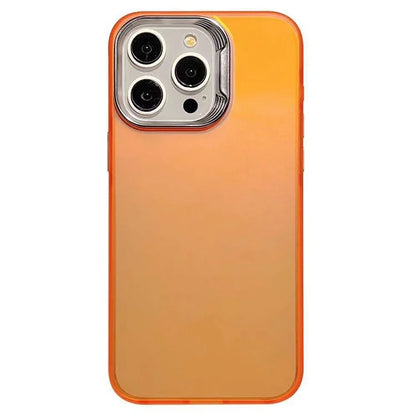For iPhone 15 Pro Case Laser Effect Gradient Shockproof PC+TPU Phone Cover