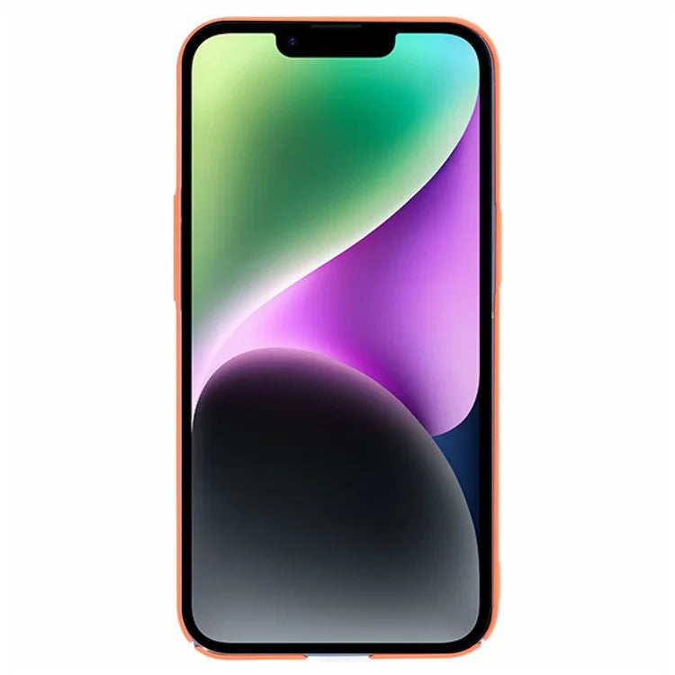 For iPhone 14 Case Skin-touch Rubberized Hard PC Shockproof Cell Phone Cover