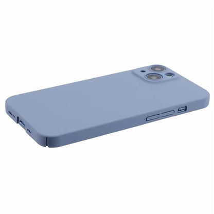 For iPhone 13 mini Fall-proof Case Skin-touch Rubberized Hard PC Cell Phone Cover