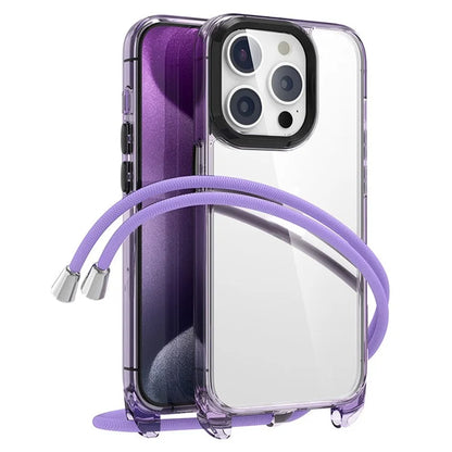 For iPhone 15 Pro Max Case Crystal Clear PC+TPU Protective Phone Cover