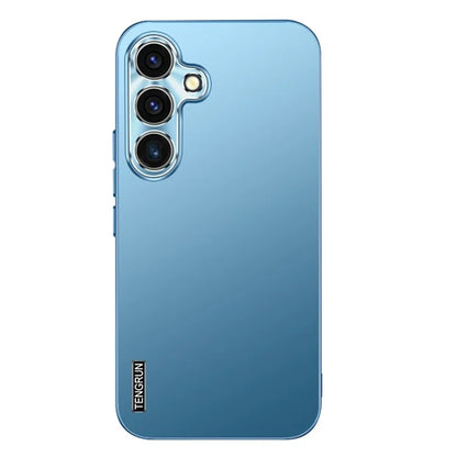 For Samsung Galaxy S24 Case Hard PC Matte Phone Cover with Metal Lens Frame