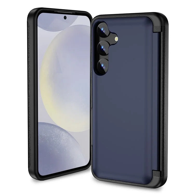 For Samsung Galaxy S23 FE Case Card Holder Shockproof TPU+PC Phone Cover with Flip Kickstand