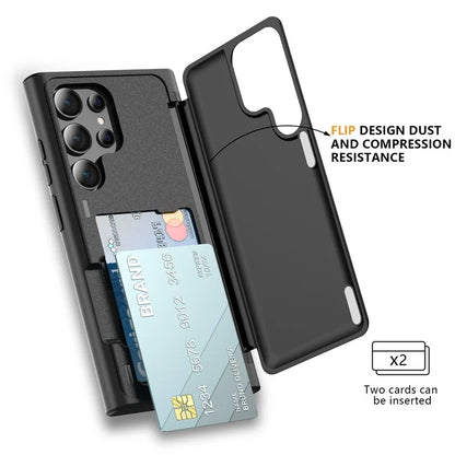 For Samsung Galaxy S21 Ultra 5G Kickstand Back Cover TPU+PC Dual Layer Phone Case