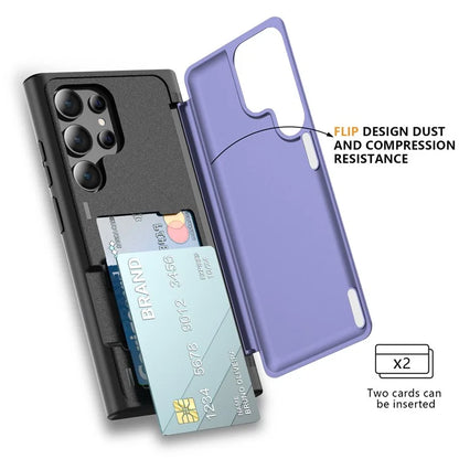 For Samsung Galaxy S21 Ultra 5G Kickstand Back Cover TPU+PC Dual Layer Phone Case
