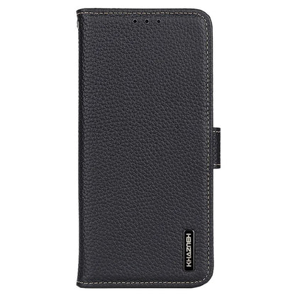KHAZNEH Stand Case for Xiaomi Redmi A3 / Poco C61 4G Support Stand Genuine Cow Leather Phone Cover