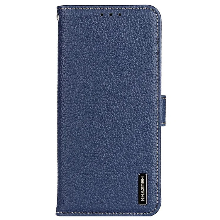 KHAZNEH Stand Case for Xiaomi Redmi A3 / Poco C61 4G Support Stand Genuine Cow Leather Phone Cover