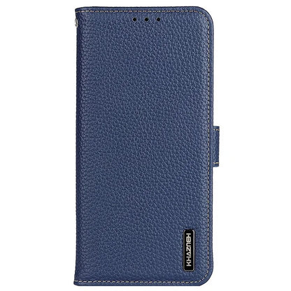 KHAZNEH Stand Case for Xiaomi Redmi A3 / Poco C61 4G Support Stand Genuine Cow Leather Phone Cover