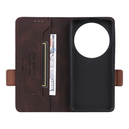 For Xiaomi 14 Ultra Wallet Case Hardware Decor PU Leather Stand Phone Cover