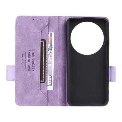 For Xiaomi 14 Ultra Wallet Case Hardware Decor PU Leather Stand Phone Cover