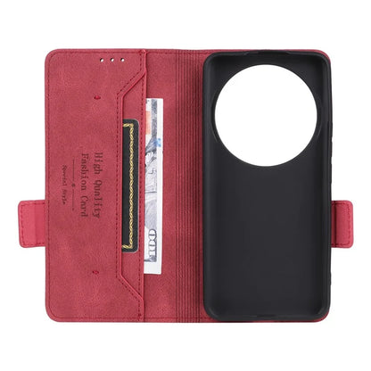 For Xiaomi 14 Ultra Wallet Case Hardware Decor PU Leather Stand Phone Cover
