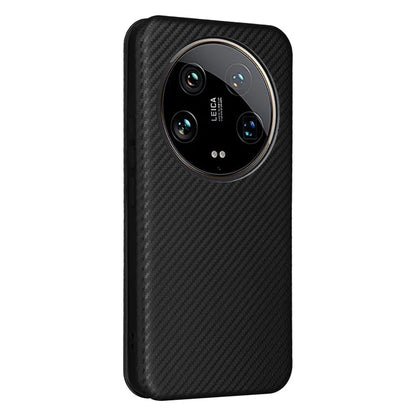 For Xiaomi 14 Ultra Case PU Leather Magnetic Closure Phone Cover with Card Holder