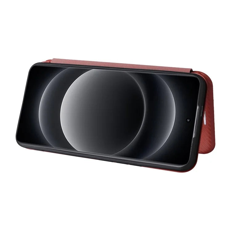 For Xiaomi 14 Ultra Case PU Leather Magnetic Closure Phone Cover with Card Holder