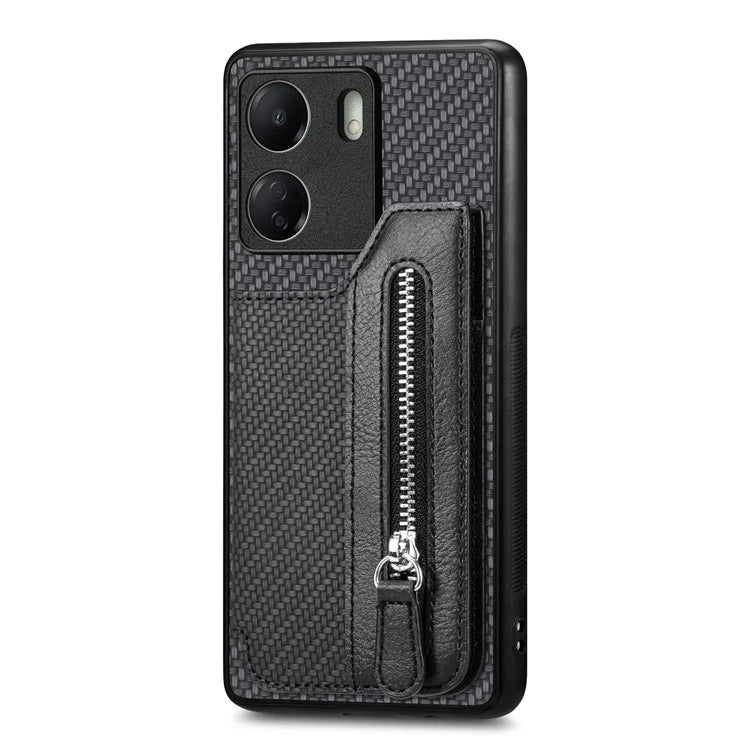 C1-04 For Xiaomi Redmi 13C 4G / 13C 5G / 13R 5G / Poco M6 5G / Poco C65 4G Wallet Phone Case Kickstand PU+PC+TPU Phone Cover