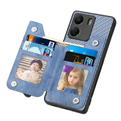 C1-04 For Xiaomi Redmi 13C 4G / 13C 5G / 13R 5G / Poco M6 5G / Poco C65 4G Wallet Phone Case Kickstand PU+PC+TPU Phone Cover