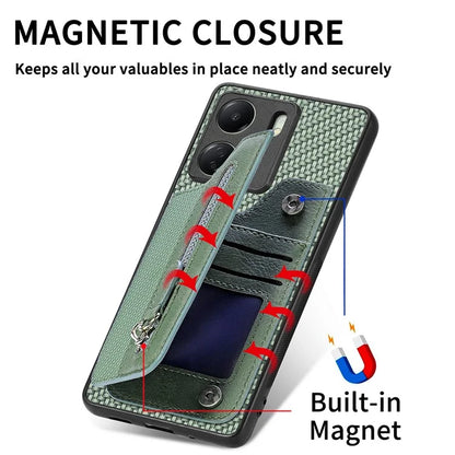 C1-04 For Xiaomi Redmi 13C 4G / 13C 5G / 13R 5G / Poco M6 5G / Poco C65 4G Wallet Phone Case Kickstand PU+PC+TPU Phone Cover