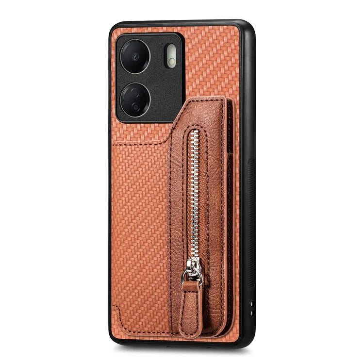 C1-04 For Xiaomi Redmi 13C 4G / 13C 5G / 13R 5G / Poco M6 5G / Poco C65 4G Wallet Phone Case Kickstand PU+PC+TPU Phone Cover