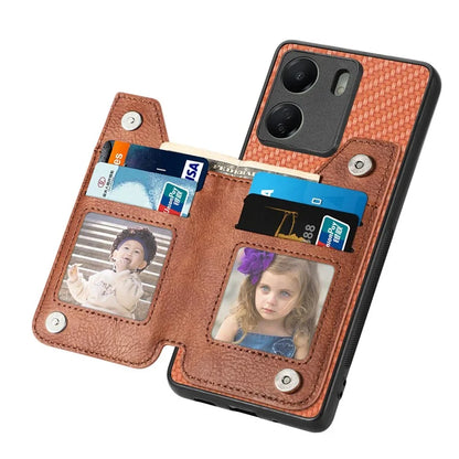 C1-04 For Xiaomi Redmi 13C 4G / 13C 5G / 13R 5G / Poco M6 5G / Poco C65 4G Wallet Phone Case Kickstand PU+PC+TPU Phone Cover