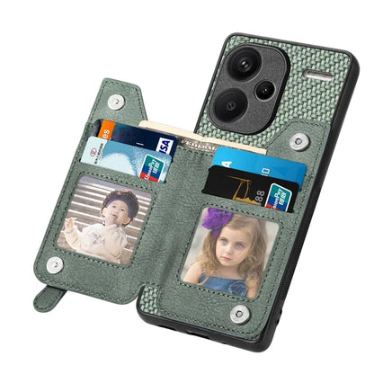 C1-04 For Xiaomi Redmi Note 13 Pro+ 5G Case Carbon Fiber Leather Coated PC+TPU Phone Cover