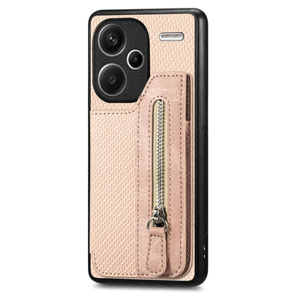 C1-04 For Xiaomi Redmi Note 13 Pro+ 5G Case Carbon Fiber Leather Coated PC+TPU Phone Cover