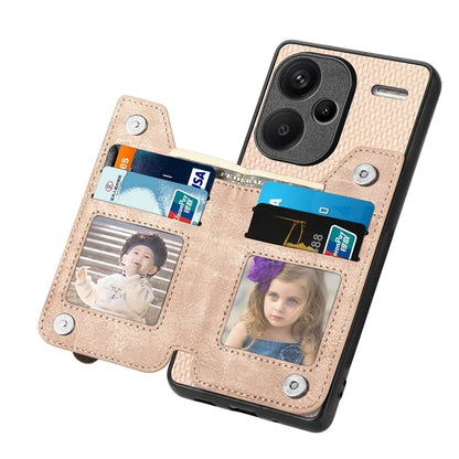 C1-04 For Xiaomi Redmi Note 13 Pro+ 5G Case Carbon Fiber Leather Coated PC+TPU Phone Cover