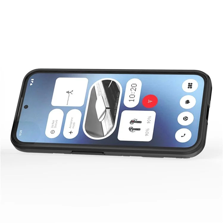 For Nothing Phone (2a) Case PC+TPU Drop-resistant Kickstand Cell Phone Shell