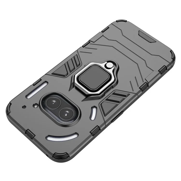 For Nothing Phone (2a) Case PC+TPU Drop-resistant Kickstand Cell Phone Shell