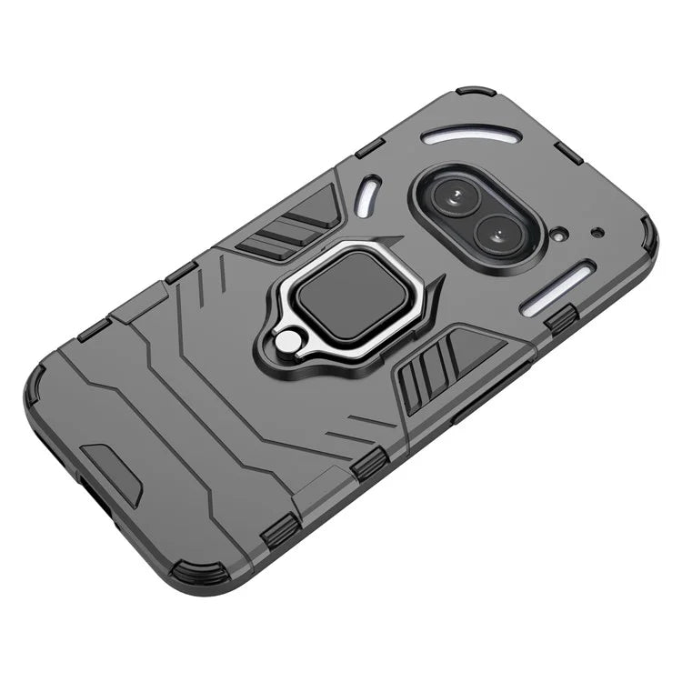 For Nothing Phone (2a) Case PC+TPU Drop-resistant Kickstand Cell Phone Shell