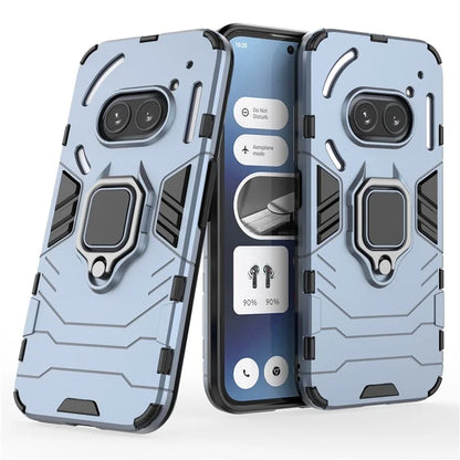 For Nothing Phone (2a) Case PC+TPU Drop-resistant Kickstand Cell Phone Shell