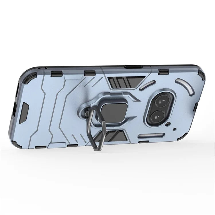 For Nothing Phone (2a) Case PC+TPU Drop-resistant Kickstand Cell Phone Shell