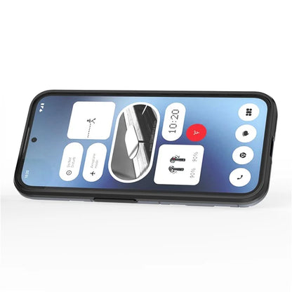 For Nothing Phone (2a) Case PC+TPU Drop-resistant Kickstand Cell Phone Shell