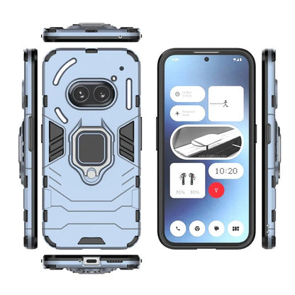 For Nothing Phone (2a) Case PC+TPU Drop-resistant Kickstand Cell Phone Shell
