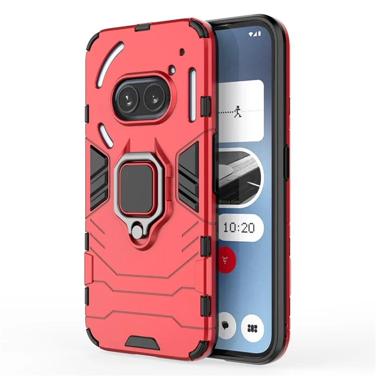 For Nothing Phone (2a) Case PC+TPU Drop-resistant Kickstand Cell Phone Shell