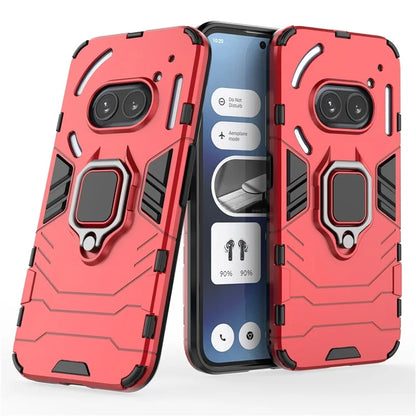 For Nothing Phone (2a) Case PC+TPU Drop-resistant Kickstand Cell Phone Shell
