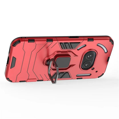 For Nothing Phone (2a) Case PC+TPU Drop-resistant Kickstand Cell Phone Shell