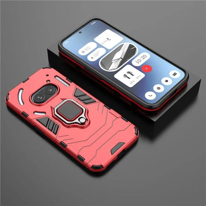 For Nothing Phone (2a) Case PC+TPU Drop-resistant Kickstand Cell Phone Shell