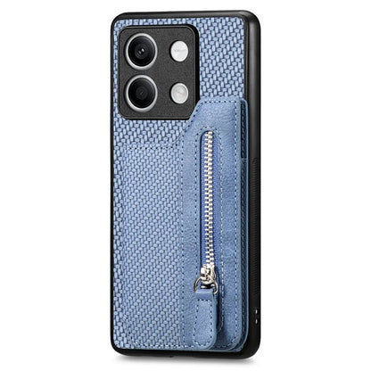 C1-04 For Xiaomi Redmi Note 13 5G Case Leather+PC+TPU Zipper Wallet Phone Cover