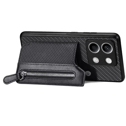 C1-04 For Xiaomi Redmi Note 13 4G Wallet Case PU+PC+TPU Phone Cover with Kickstand