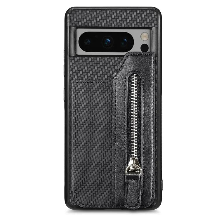 C1-04 For Google Pixel 8 Pro Phone Case Kickstand PU+PC+TPU Wallet Phone Cover