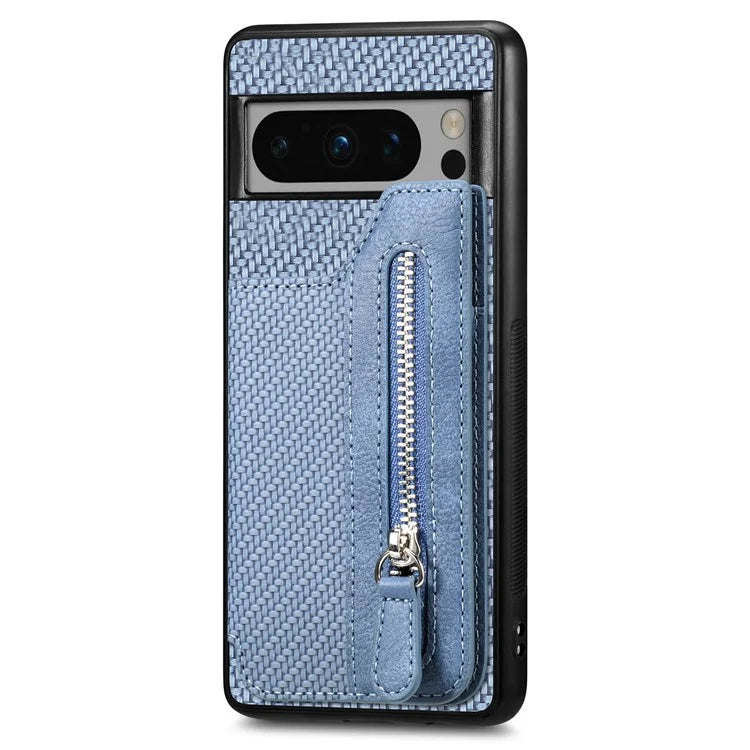 C1-04 For Google Pixel 8 Pro Phone Case Kickstand PU+PC+TPU Wallet Phone Cover