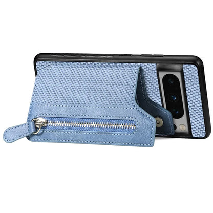 C1-04 For Google Pixel 8 Pro Phone Case Kickstand PU+PC+TPU Wallet Phone Cover