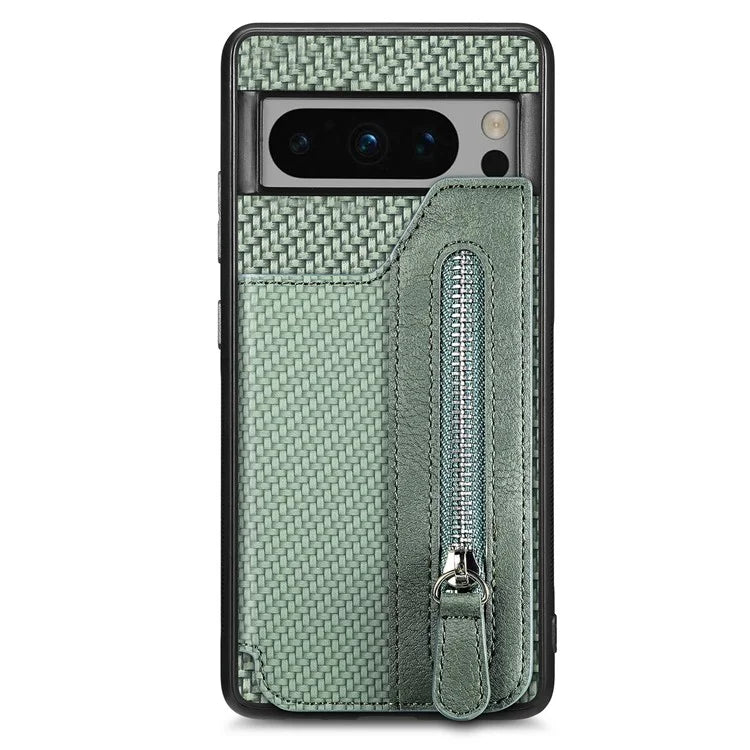 C1-04 For Google Pixel 8 Pro Phone Case Kickstand PU+PC+TPU Wallet Phone Cover