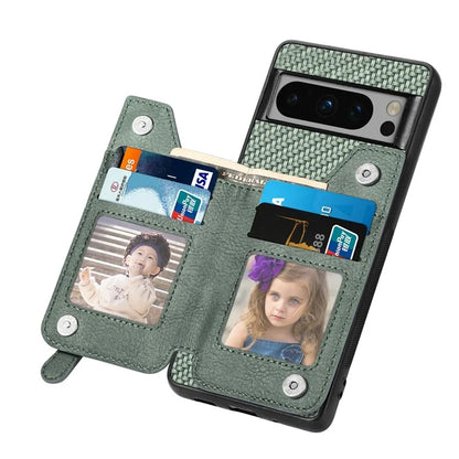C1-04 For Google Pixel 8 Pro Phone Case Kickstand PU+PC+TPU Wallet Phone Cover