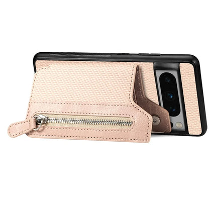 C1-04 For Google Pixel 8 Pro Phone Case Kickstand PU+PC+TPU Wallet Phone Cover