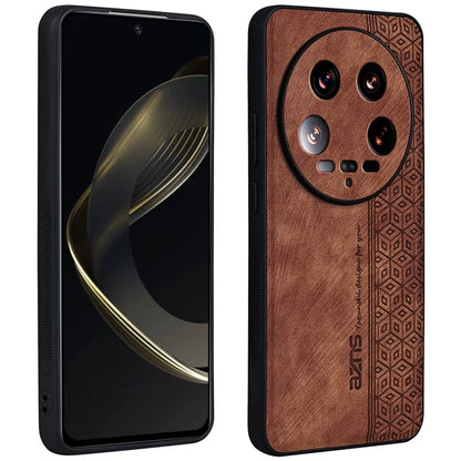 AZNS For Xiaomi 14 Ultra Case Pattern Leather+TPU Drop Protection Phone Cover