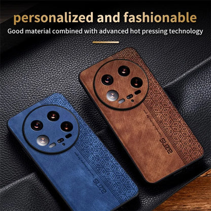 AZNS For Xiaomi 14 Ultra Case Pattern Leather+TPU Drop Protection Phone Cover