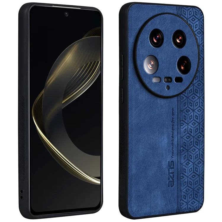 AZNS For Xiaomi 14 Ultra Case Pattern Leather+TPU Drop Protection Phone Cover