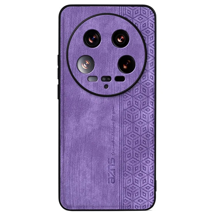 AZNS For Xiaomi 14 Ultra Case Pattern Leather+TPU Drop Protection Phone Cover